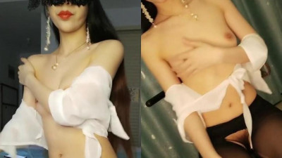  얼굴 마스크 언니 네티즌의 요청에 따라 마스크를 벗고 자위했다
