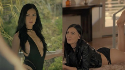  Long-haired, high-value beauty gets fucked after taking photos
